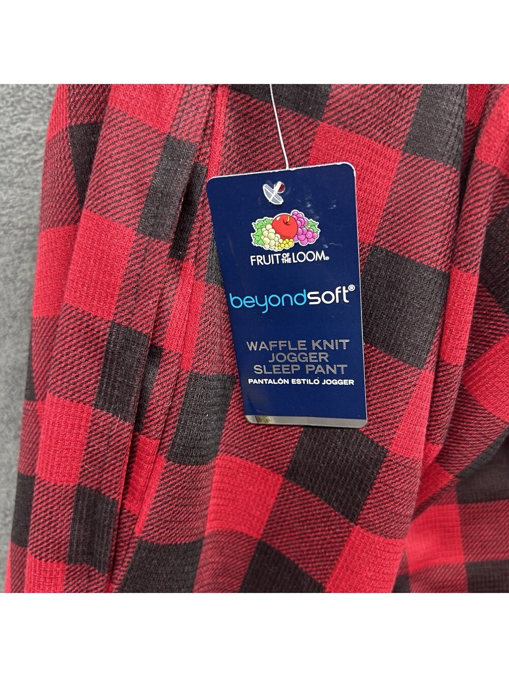 Fruit of the Loom Men’s Medium Buffalo Plaid Pajama Pants Size 2XL - Picture 7 of 8